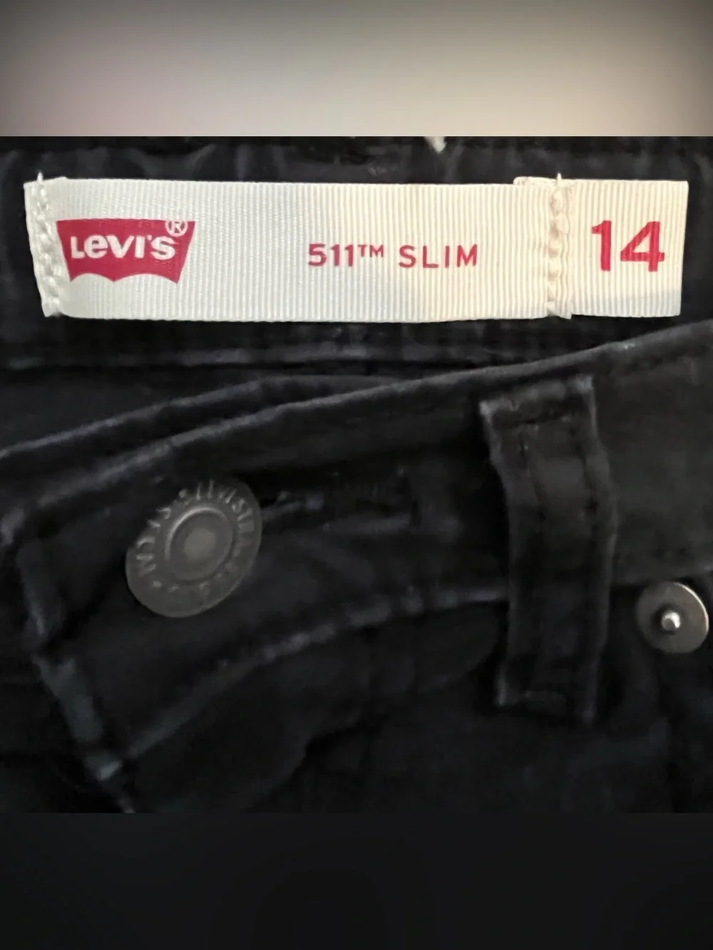 Levi's Women's Black Straight-Leg Jeans